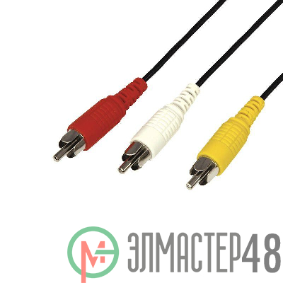 Шнур 3х3 RCA 10м REXANT 17-0207