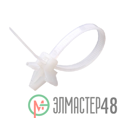 Хомут анкерный 2.5х100 NO-225-215 нейлон. бел. (уп.50шт) Эра Б0066342