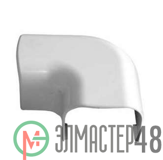 Поворот 90град. для кабель-канала РКК 74х55 Арктика бел. Ruvinil ПВР-74Х55