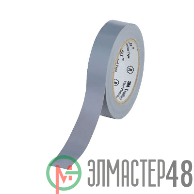 Изолента ПВХ 15мм Temflex 1300 сер. (рул.10м) 3М 7100081325