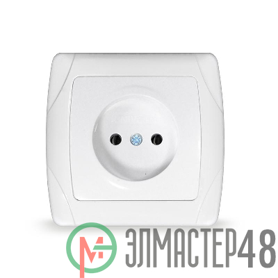 Розетка 1-м СП Маргарита 16А IP20 бел. Universal М0022