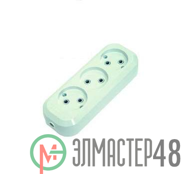 Колодка удлинителя 3-м без заземл. Makel MGP 121