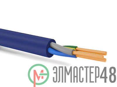 Кабель Русский Свет ВВГнг(А)-LSLTx 3х1.5 ОК (N PE) 0.66кВ (м) ЭК000106169
