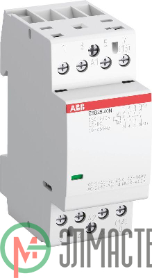 Контактор ESB25-40N-01 модульный (25А АС-1 4НО) катушка 24В AC/DC ABB 1SAE231111R0140