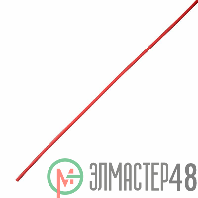 Трубка термоусадочная тонкостен. 9/3 с клеем (3:1) 1м красн. Rexant 26-9004