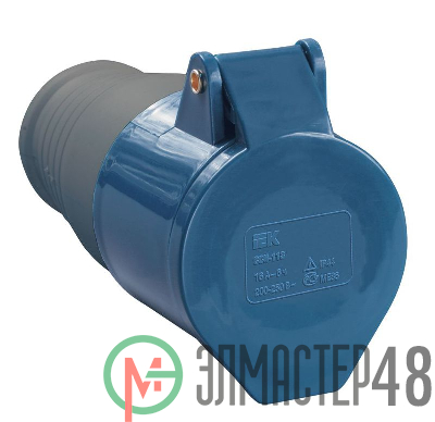 Розетка кабельная 32А 220В 2P+PE ССИ-223 IP44 ИЭК PSR21-032-3