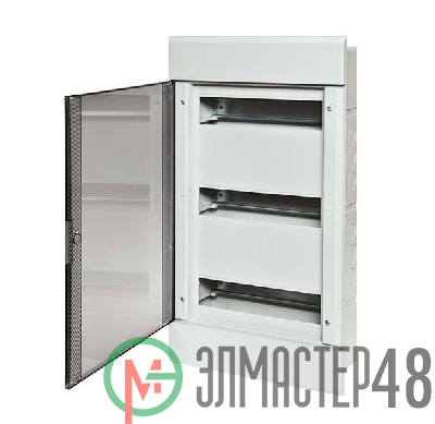 Щиток СП Тусо 36мод. с двер. 547х299х103мм Рувинил 68136