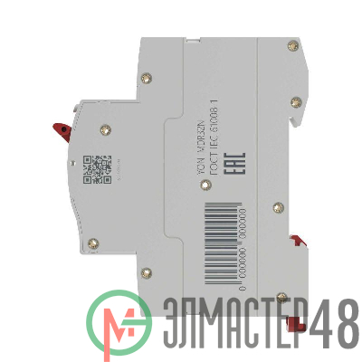 Выключатель компактный автоматический дифференциального тока YON max MDR 1P+N 100мА 25A C 6кА тип А YON MDR32N-1N3C25-A