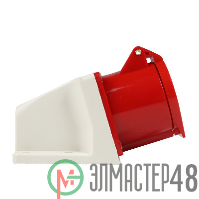 Розетка 125 32А 380В AC 3P+PE+N 6ч для монтажа на поверхность IP44 КЭАЗ 222757