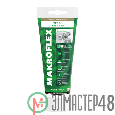 Клей монтажный Bio Line MF190 прозрачный (185г) MAKROFLEX Б0057167