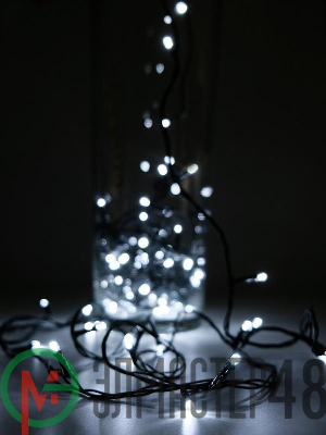 Гирлянда AC-G02-80W 80LED 8.8м 8реж. 220В бел. ФАZА 5047716