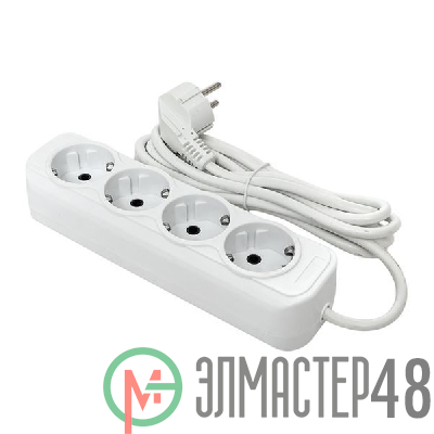 Удлинитель 4х3м с заземл. 16А IP20 Эксперт 3.0кВт ПВС 3х1 PROxima EKF UBA16-310-4-03