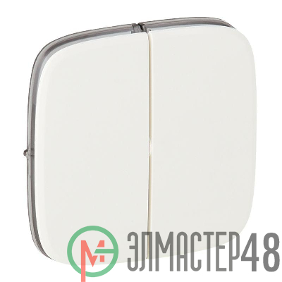 Панель лицевая Valena Allure для 2-кл. выкл. бел. Leg 755025