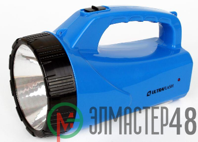 Фонарь LED3818SM (аккум 220В 3Вт LED+12SMD LED 2 режима SLA син.) Ultraflash 12104 / 12889