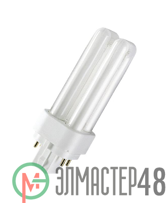 Лампа люминесцентная компактная DULUX D/E 18Вт/830 G24q-2 OSRAM 4099854122354