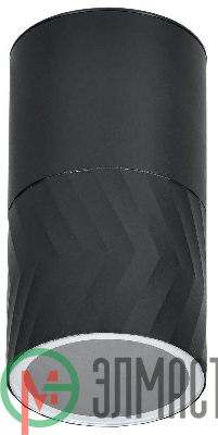 Светильник 5110 GU10 IP65 уличный потолочный черн. IEK LT-UPU0-5110-GU10-1-K02