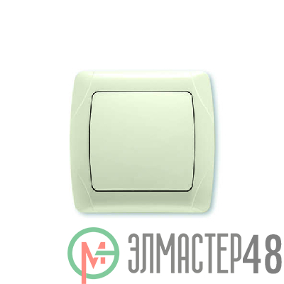 Выключатель 1-кл. СП Carmen 10А IP20 крем. Vi-ko 90562001
