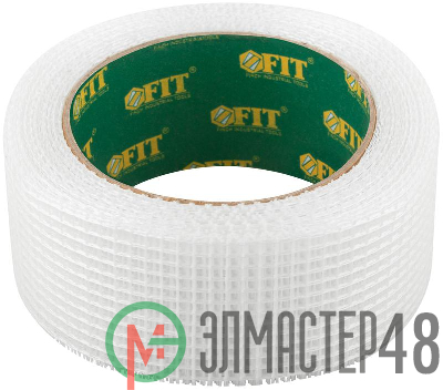 Лента стеклотканевая клейкая 50ммх20м FIT 11441