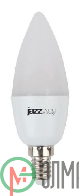 Лампа светодиодная PLED-SP C37 7Вт свеча 5000К холод. бел. E14 560лм 230В JazzWay 1027832-2