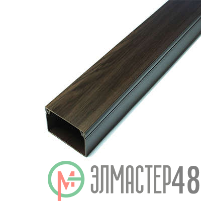 Кабель-канал 40х25 L2000 пластик с двойным замком венге УралПак КК-4840025-032