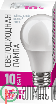 Лампа 82 911 OLL-A55-10-230-4K-E27-PROMO 10Вт ОНЛАЙТ 82911