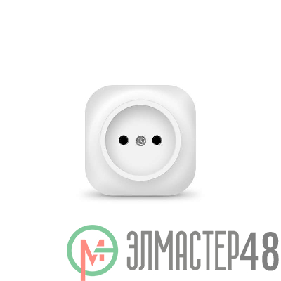 Розетка 1-м ОП 10А IP20 без заземл. бел. IONICH 1415