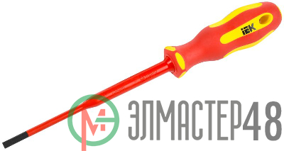 Отвертка диэлектрическая SLIM SL3.5х100 Т2 ARMA2L 5 IEK A2L5-SC31-T2-SL-35-100