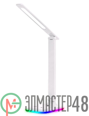 Светильник настольный UF-746 C01 LED 10Вт 3 уровня яркости ССТ RGB основание бел. Ultraflash 14476