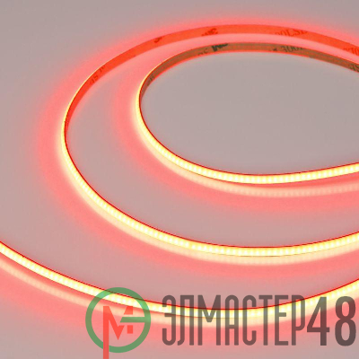 Лента светодиодная COB-X480-4mm 24V Red 4Вт/м IP20 (уп.5м) Arlight 046905