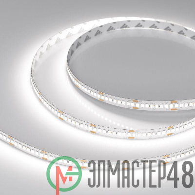 Лента светодиодная RT-A240-10mm 24V White 6000К 22Вт/м IP20 2835 высок. эффект. 150лм/Вт (уп.5м) Arlight 038741