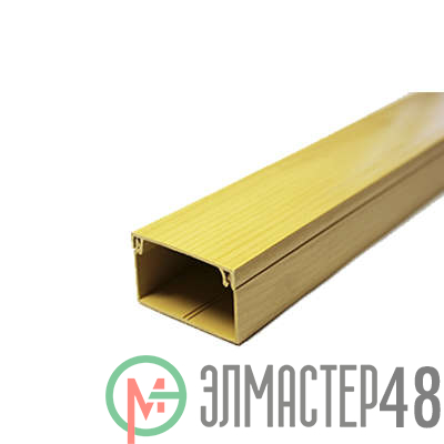 Кабель-канал 40х25 L2000 пластик с двойным замком сосна УралПак КК-3140025-032