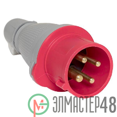 Вилка переносная 014 3Р+РЕ 16А 380В IP44 PROxima EKF ps-014-16-380-PRO