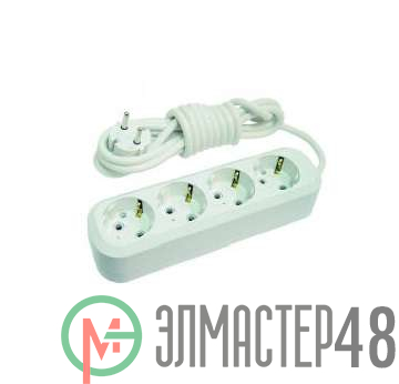 Удлинитель 4х5м с заземл. 16А IP20 Makel MGP154