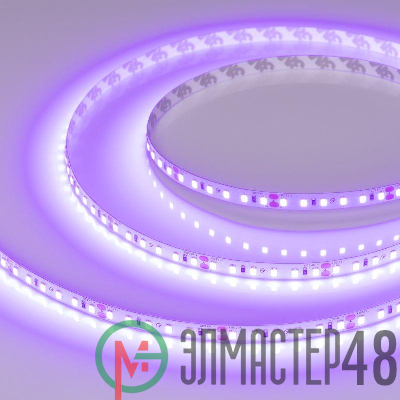 Лента светодиодная RT-A120-8mm 24В Violet 9.6Вт IP20 2835 (уп.5м) Arlight 043384