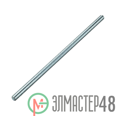 Шпилька резьбовая М10х1000мм накл. цинк. Tech-Krep 100769