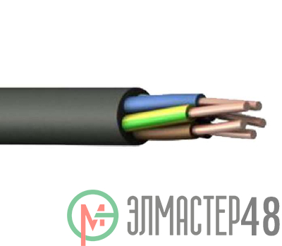 Кабель ВВГнг(А) 5х10 ок (м) Элкаб 8373