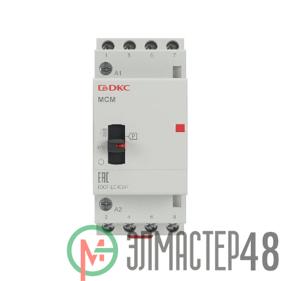 Контактор модульный YON max типа MCМ с ручным управлением 4P 25A 240В 4НО YON MCM-25-40-A240