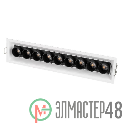 Светильник светодиодный MS-ORIENT-BUILT-TURN-TC-S67x300-20W Day4000 WH-BK 30 deg IP20 230В металл Arlight 032231