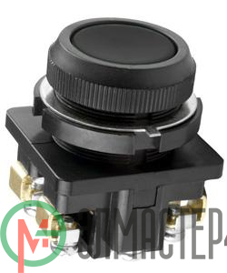Кнопка КЕ-011/1 2з цилиндр 10А 660В IP40 черн. Электротехник ET507206