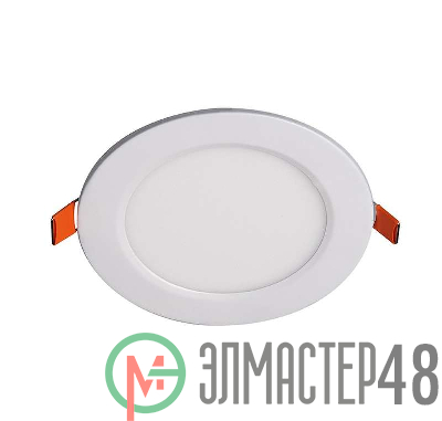 Светильник светодиодный ультратонкий встраив. PPL-R 6Вт 6500К IP40 WH d120мм круглый Jazzway 5008489A