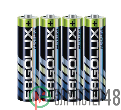 Элемент питания AAA/LR03 1.5В Alkaline SR4 (блист.4шт) Ergolux 14281