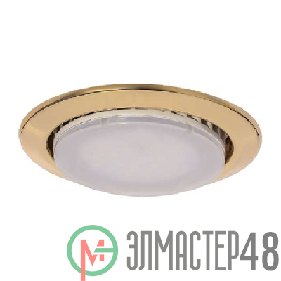 Светильник Montana 53 0 04 slim штампов. неповорот. GX53 тонкий зол. ИТАЛМАК IT8788