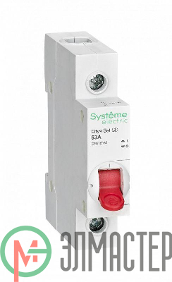 Выключатель нагрузки (ВН) 1P 63А 230В City9 Set SE C9S16163