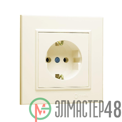 Розетка с/з (Керамика) СП Karea 16А IP20 крем. Makel 56010008