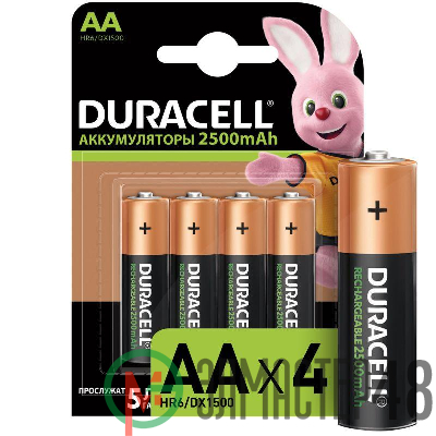 Аккумулятор HR6-4BL 2400мА.ч предзаряженные (блист.4шт) Duracell Б0014863