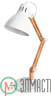 Светильник настольный KD-355 C01 230В 40Вт E27 бел. Camelion 14157