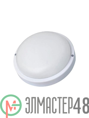 Светильник ДПО 10Вт 4000К IP65 230В круг ЖКХ настенно-потолочный КОСМОС KOC_DPO10WR1.4K