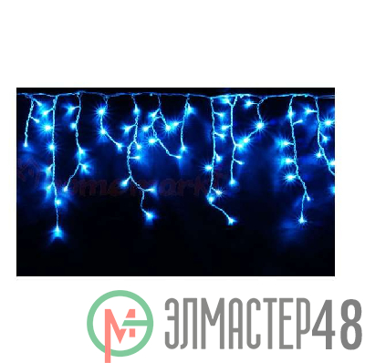 Гирлянда "Сосульки" 100 LED уличная 2м соед. до 10 шт. син./мерц./холодный SHLights 4690601042002