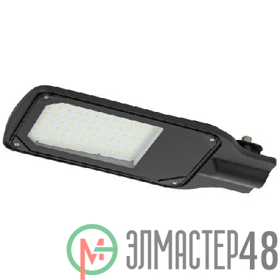 Светильник светодиодный SPP-504-0-50K-050 50Вт 5000К IP65 5000лм КСС Д DOB SMD 48мм уличный черн. Эра Б0062692