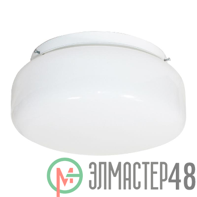Светильник НПО 22-2х60-210 "Таблетка" d260 2х60Вт E27 IP20 опал Элетех 1005150220